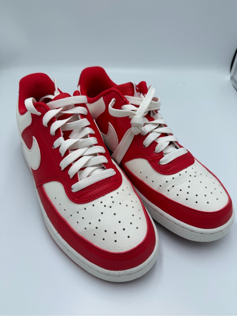 Nike Court Vision LO NN - Red and White Low-Top Men’s 7.5 / Women 9 Sneakers